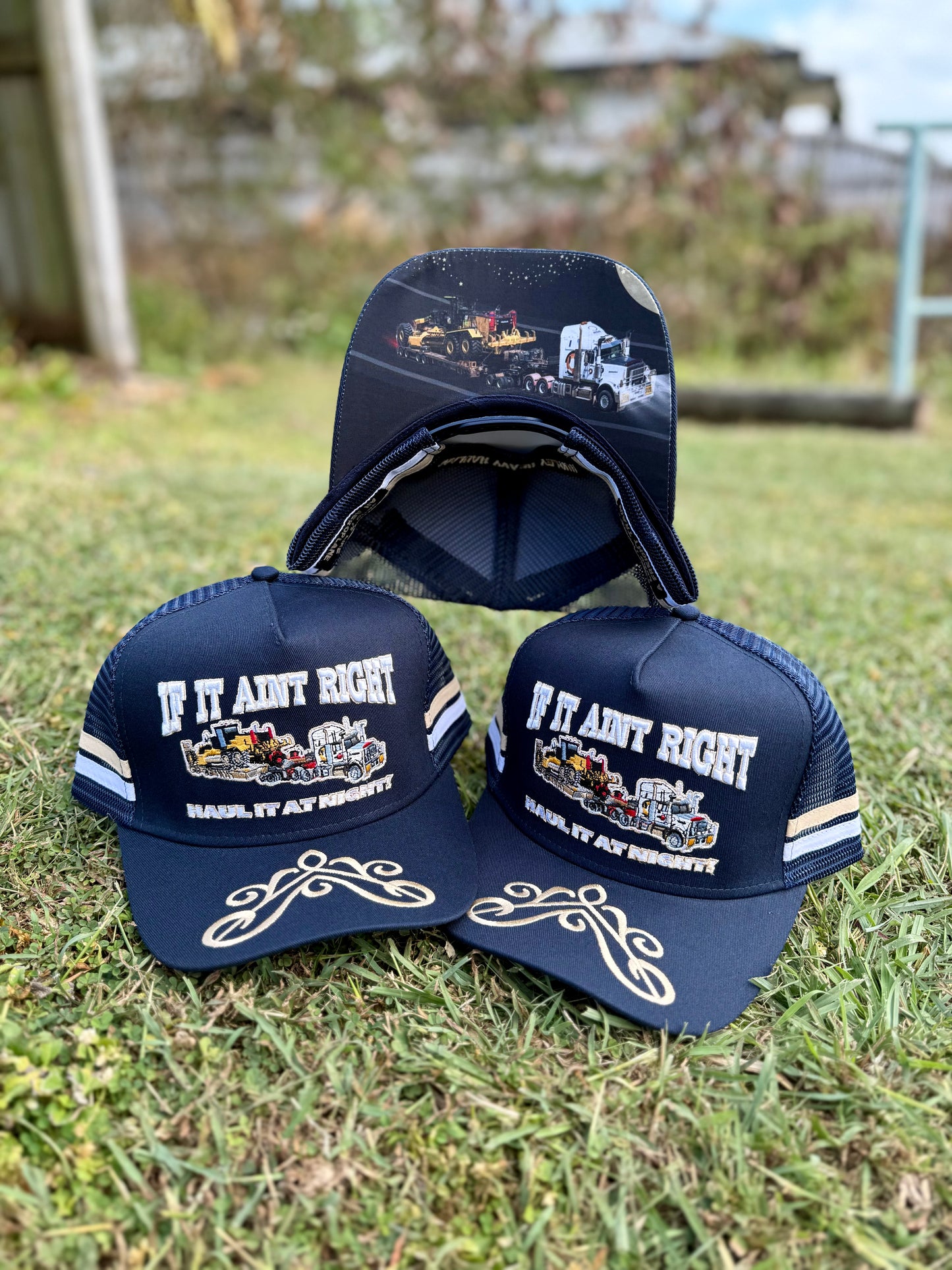 If It Aint Right Trucker Hat (Navy)