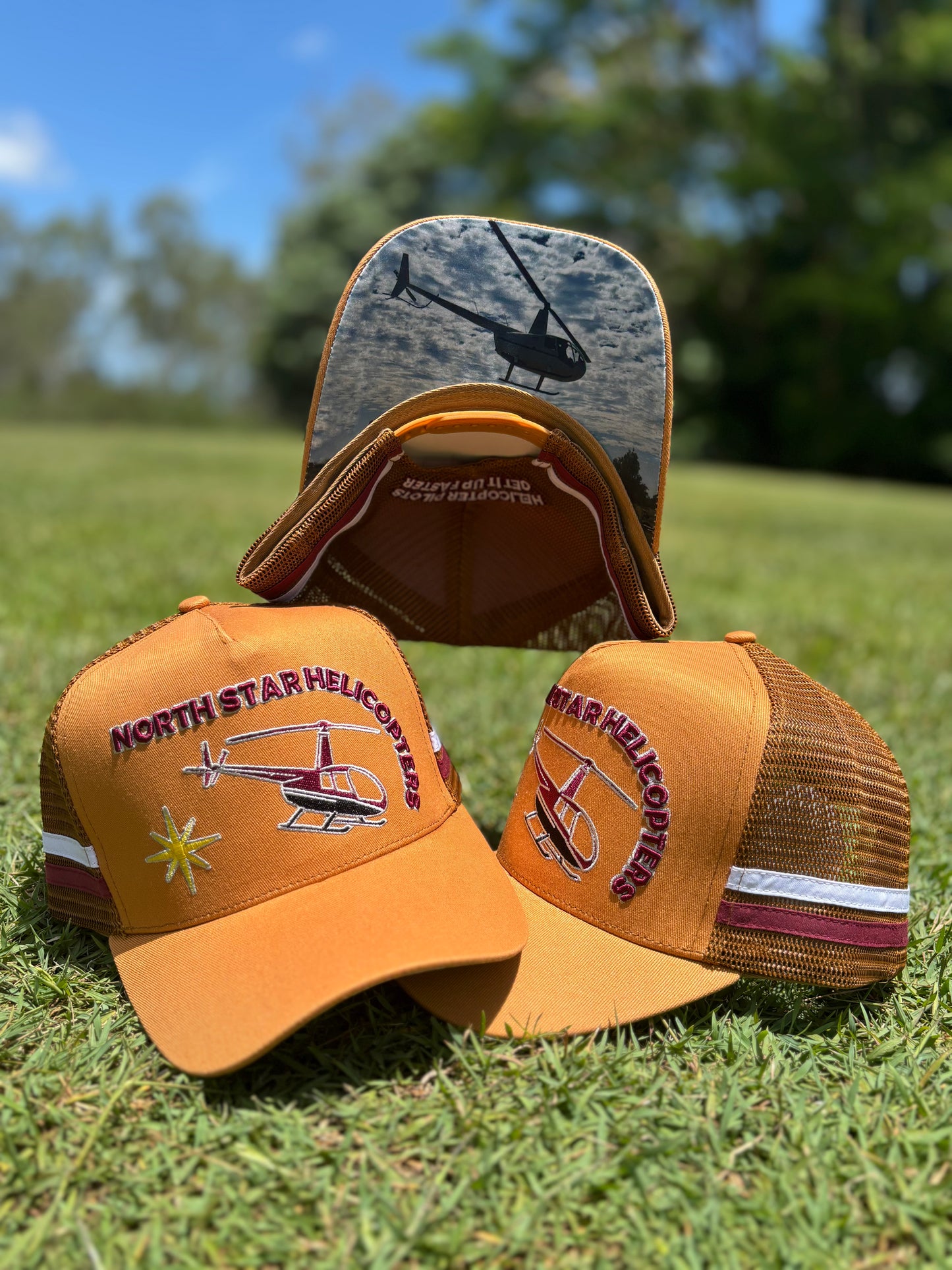 Embroidered custom trucker cap – Brand’Em Outfitters design for Aussie businesses