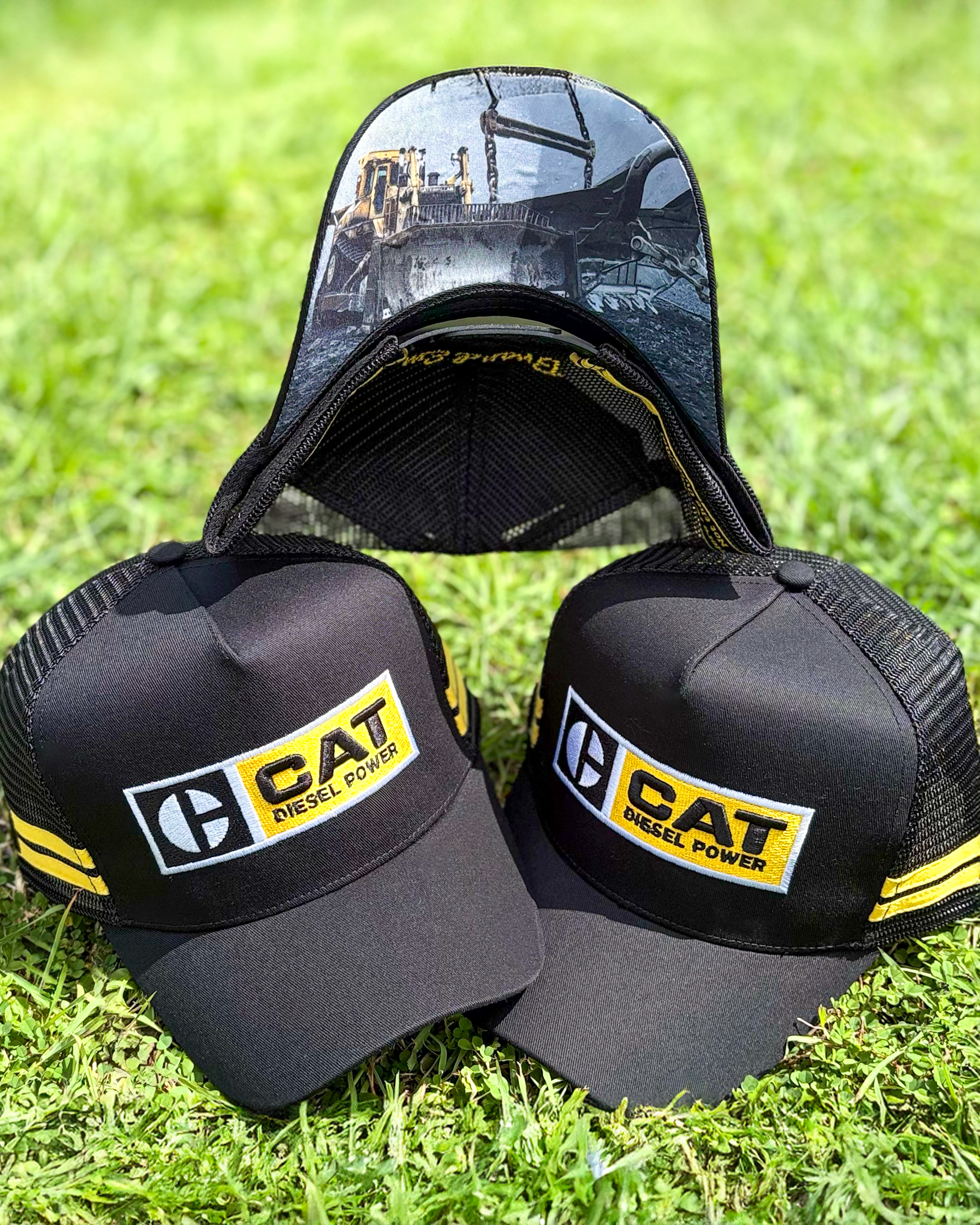 Cat Diesel Power Caterpillar Hats For Sale Old School CAT Trucker