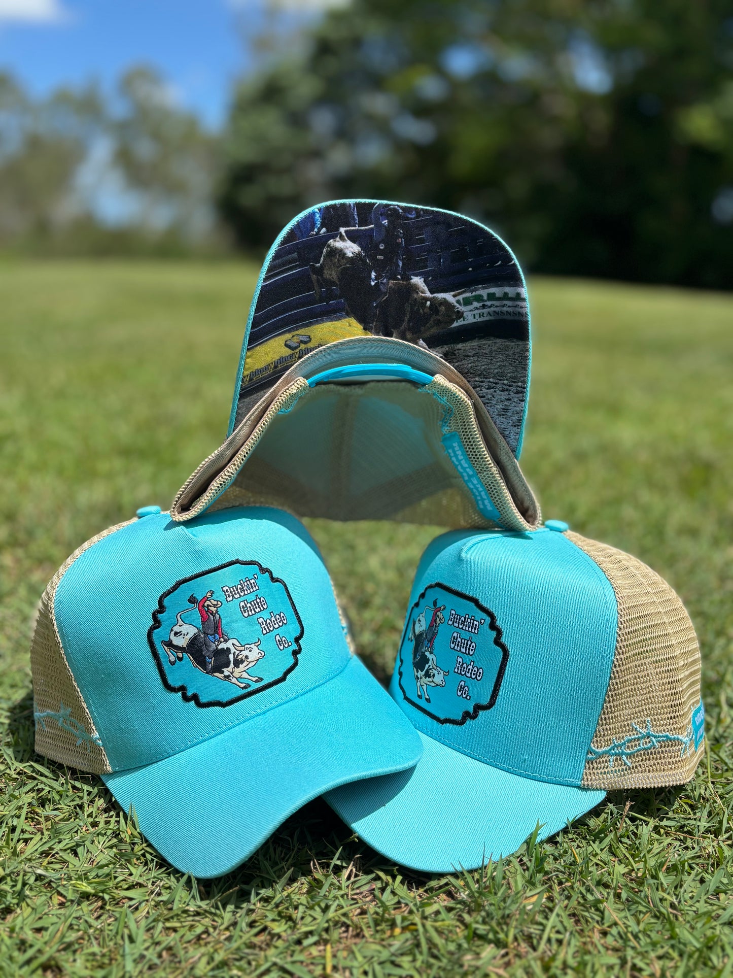 Embroidered custom trucker cap – Brand’Em Outfitters design for Aussie businesses