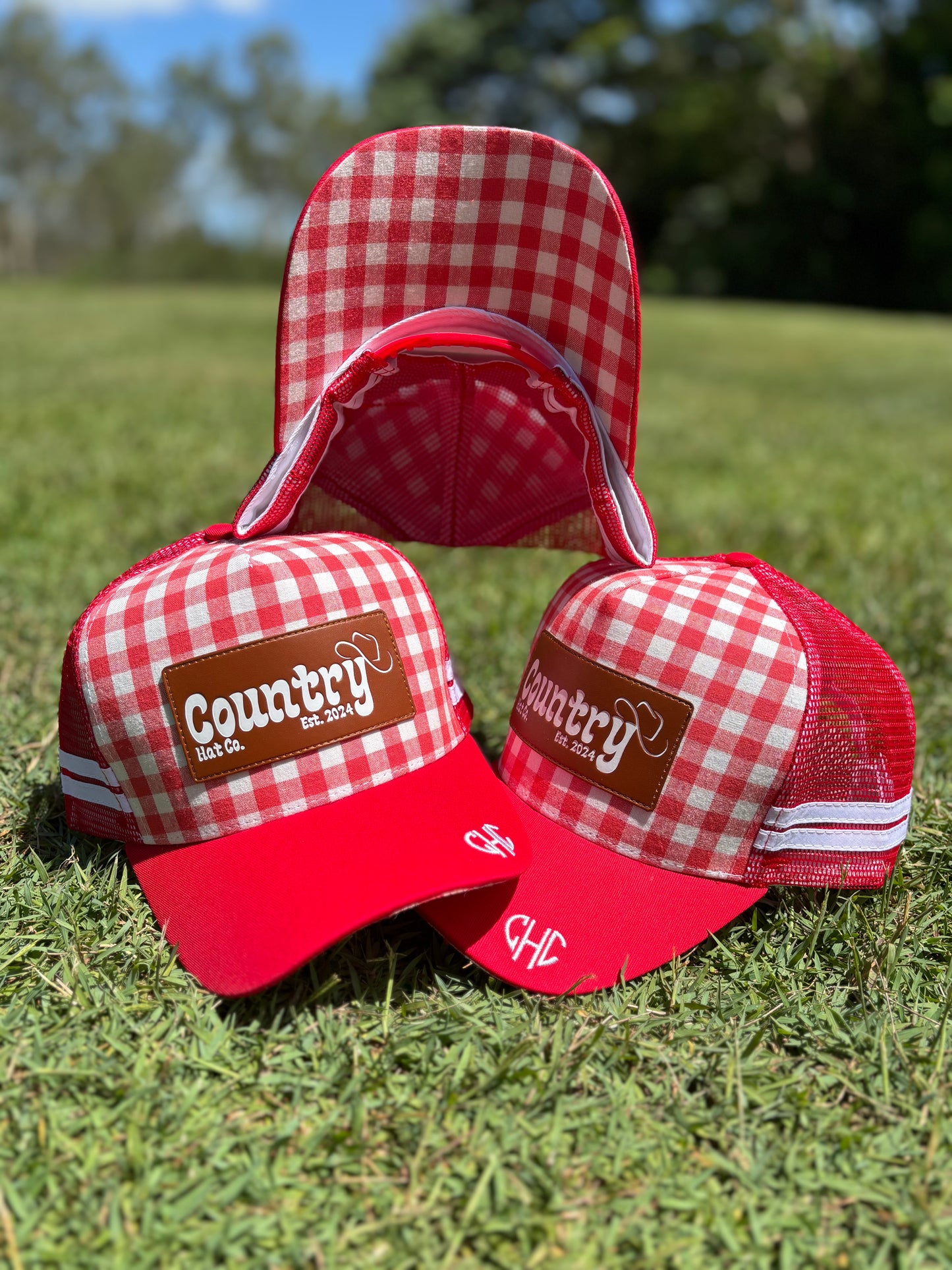 Embroidered custom trucker cap – Brand’Em Outfitters design for Aussie businesses