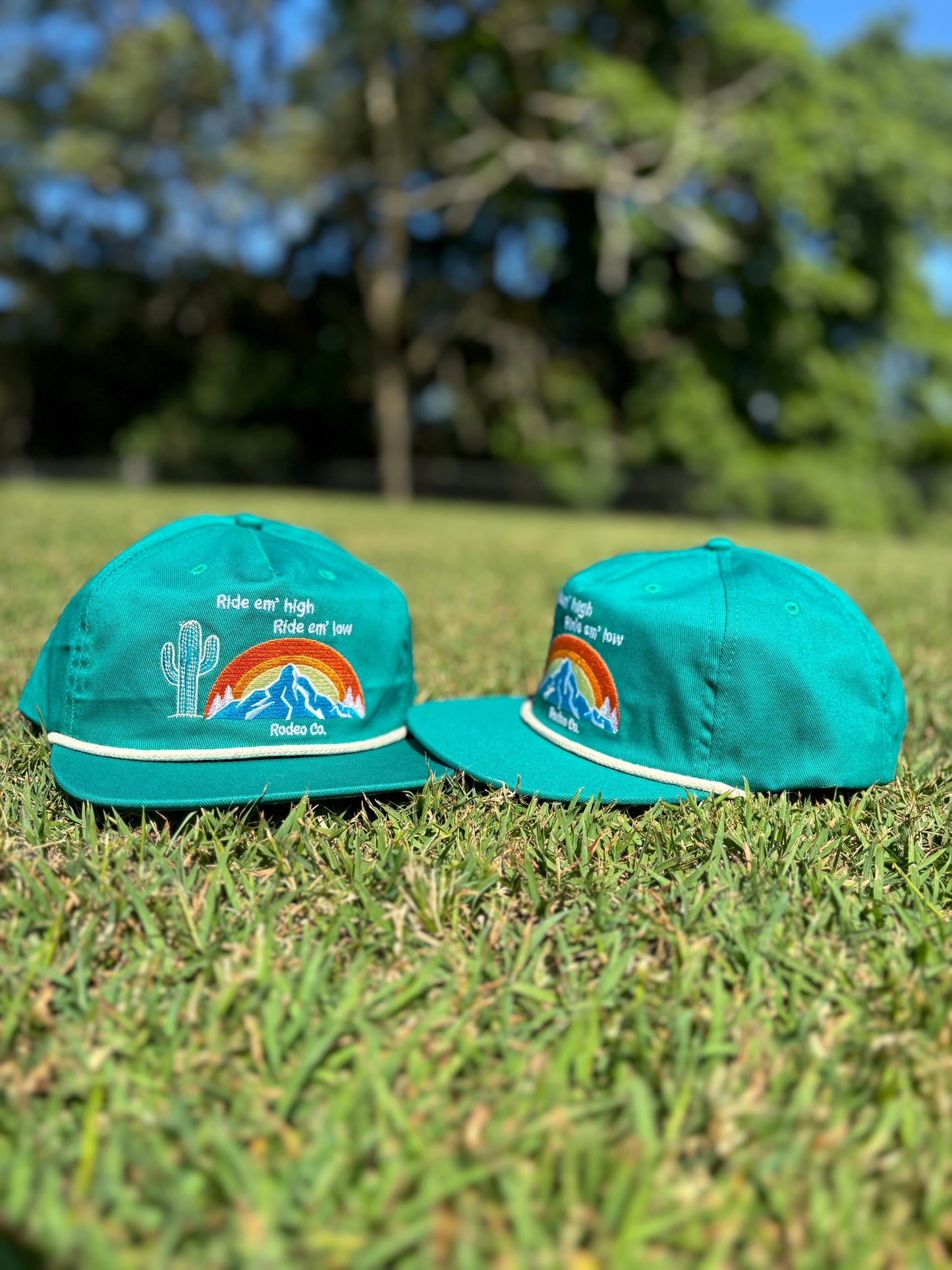 Ride Em High Rodeo Co Flat Brim Cap