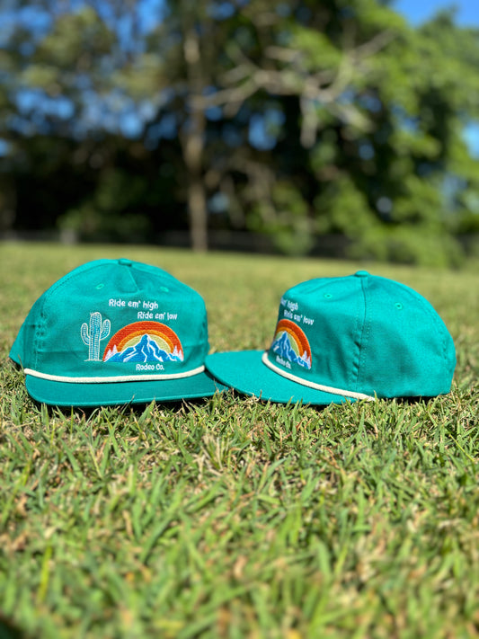 Ride Em High Rodeo Co Flat Brim Cap