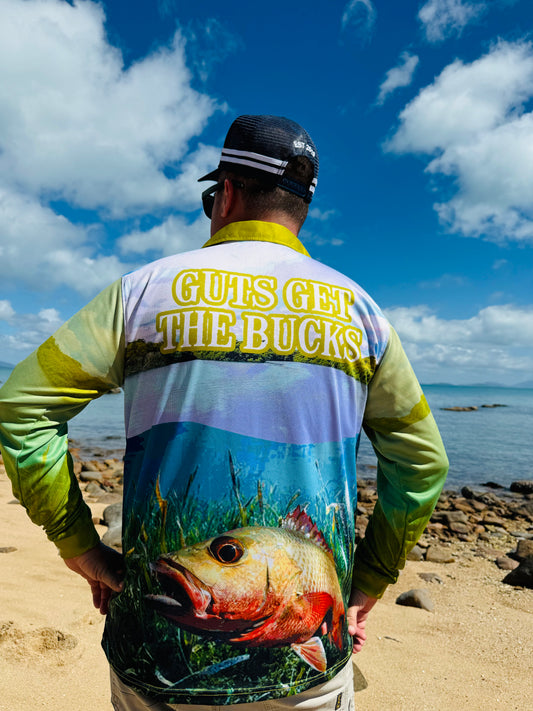 Guts Bucks Long Sleeve Fishing Shirt