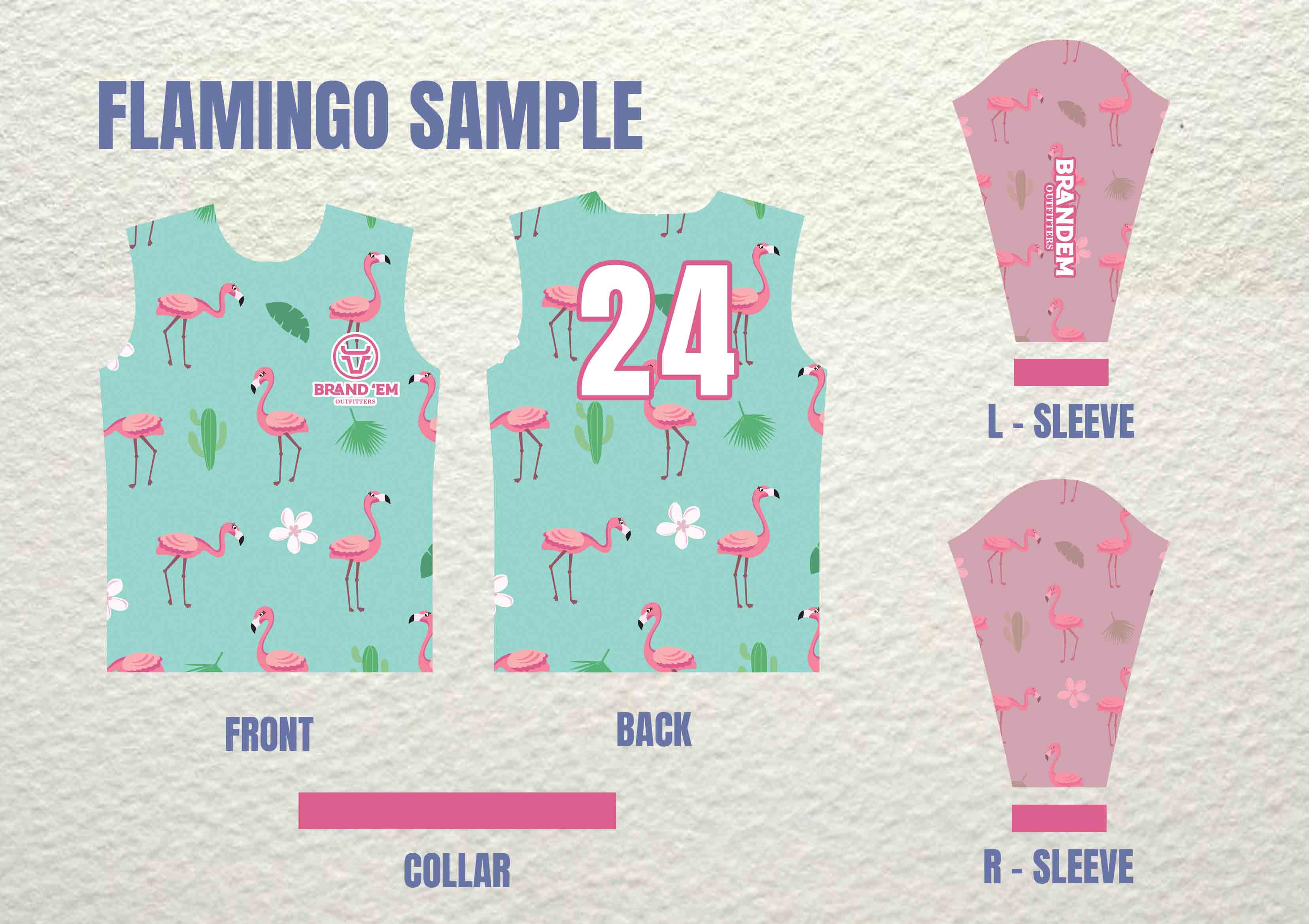 Flamingo Long Sleeve Fishing Shirt