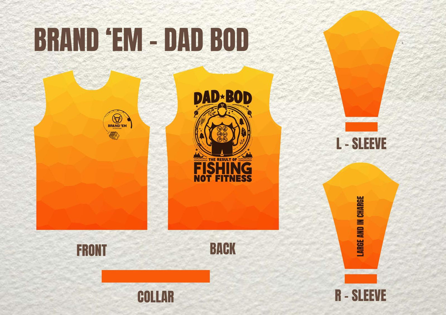 Dad Bod Long Sleeve Fishing Shirt