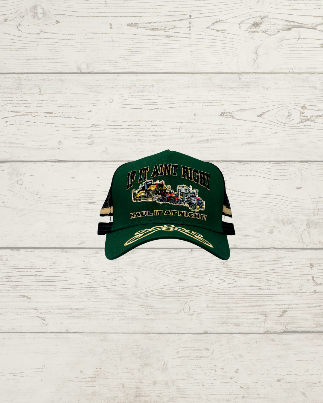If It Aint Right Green Trucker Cap KIDS