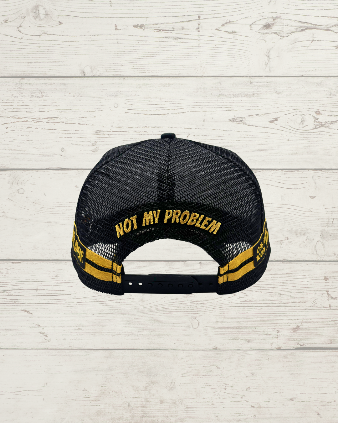 Here For The Income Trucker Cap BLACK