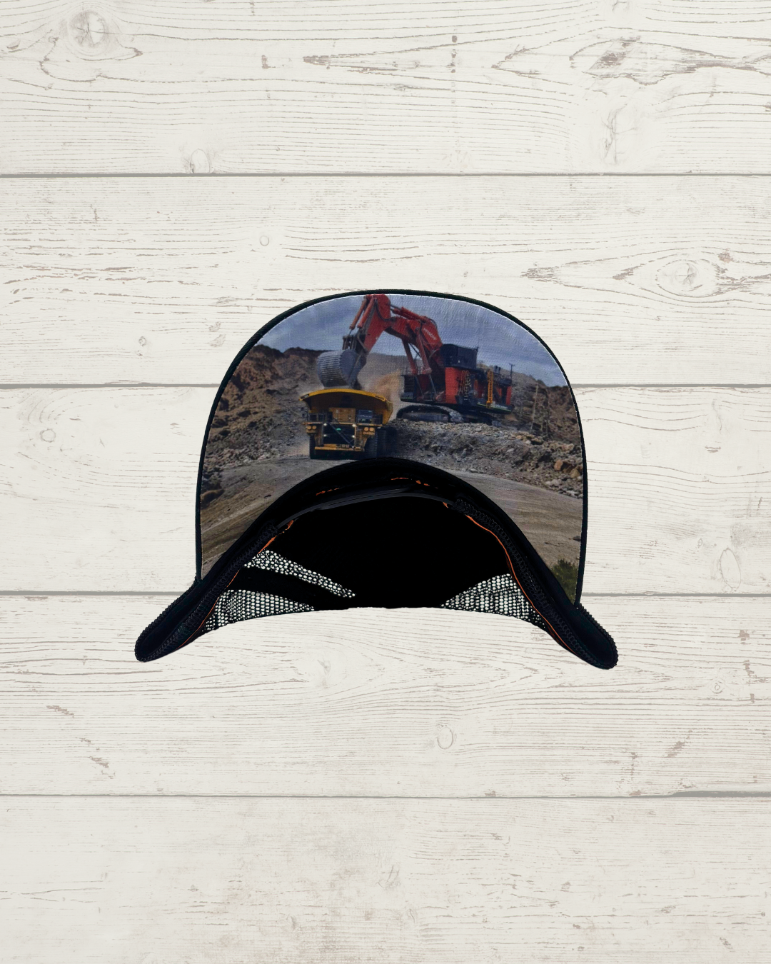 Old School Hitachi Trucker Cap