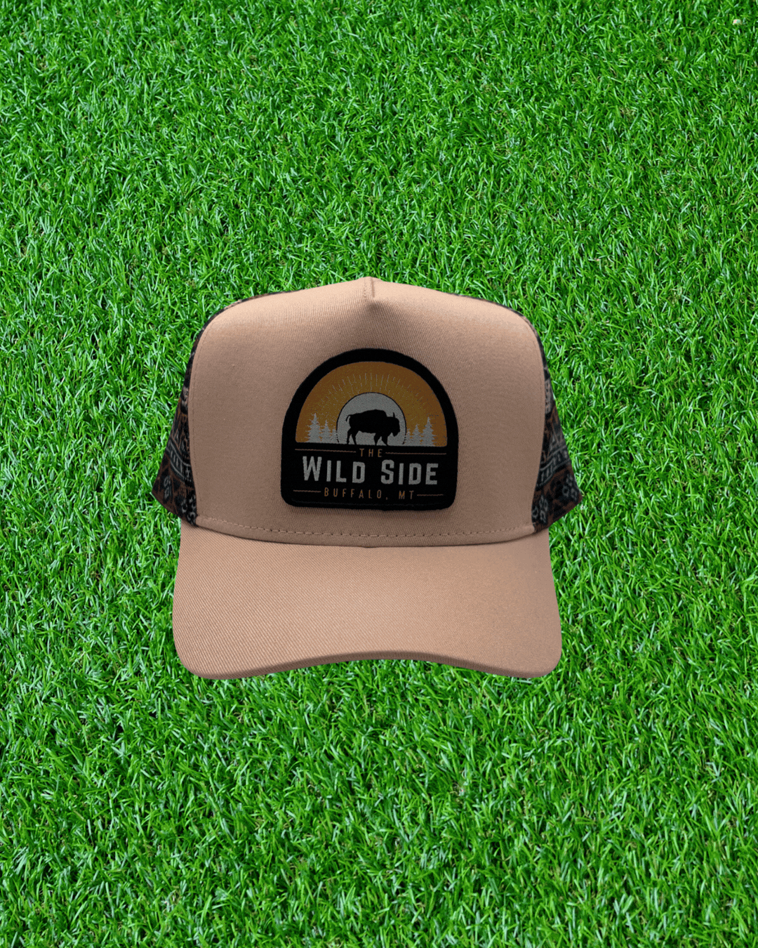 Wild Side Aztec Trucker Cap PINK