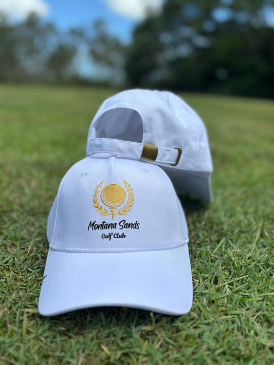 Montana Sands Golf Club Dad Cap (White)