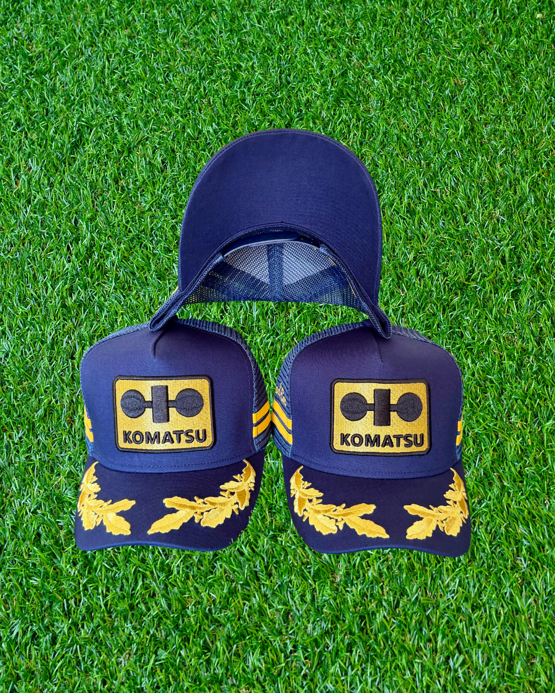 Old School Komatsu Trucker Cap