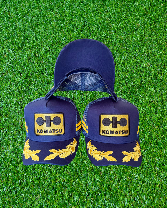 Old School Komatsu Trucker Cap