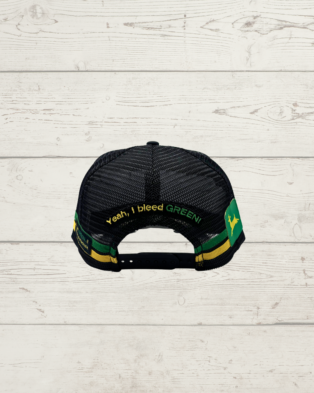 Brand Em Black Green Yellow Trucker Cap
