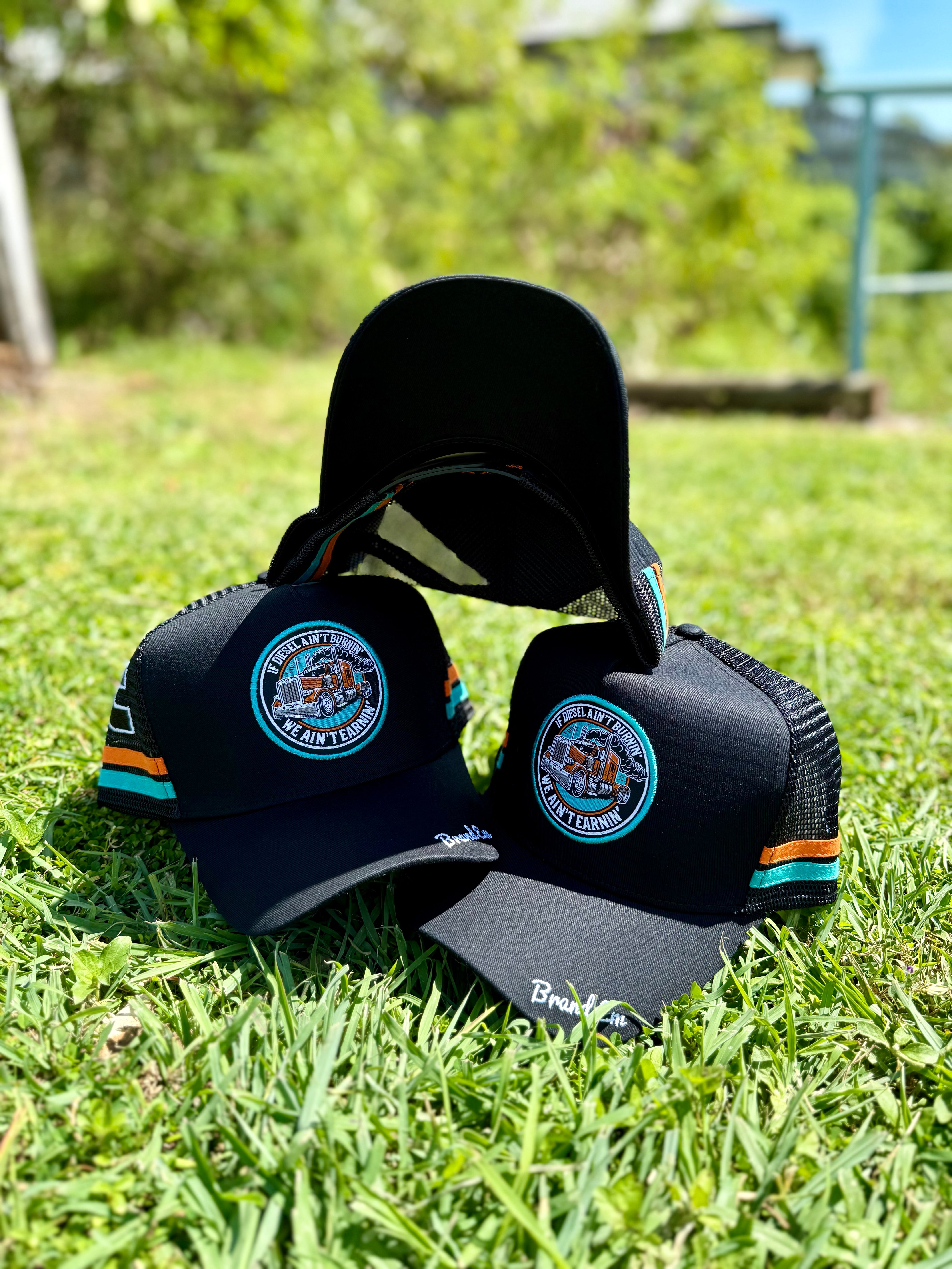 If Diesel ain't Burnin' We ain't Earnin' Trucker Hat XL 61cm