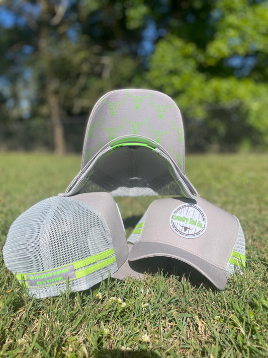 Country Hat Co Trucker Hat (Grey & Green)