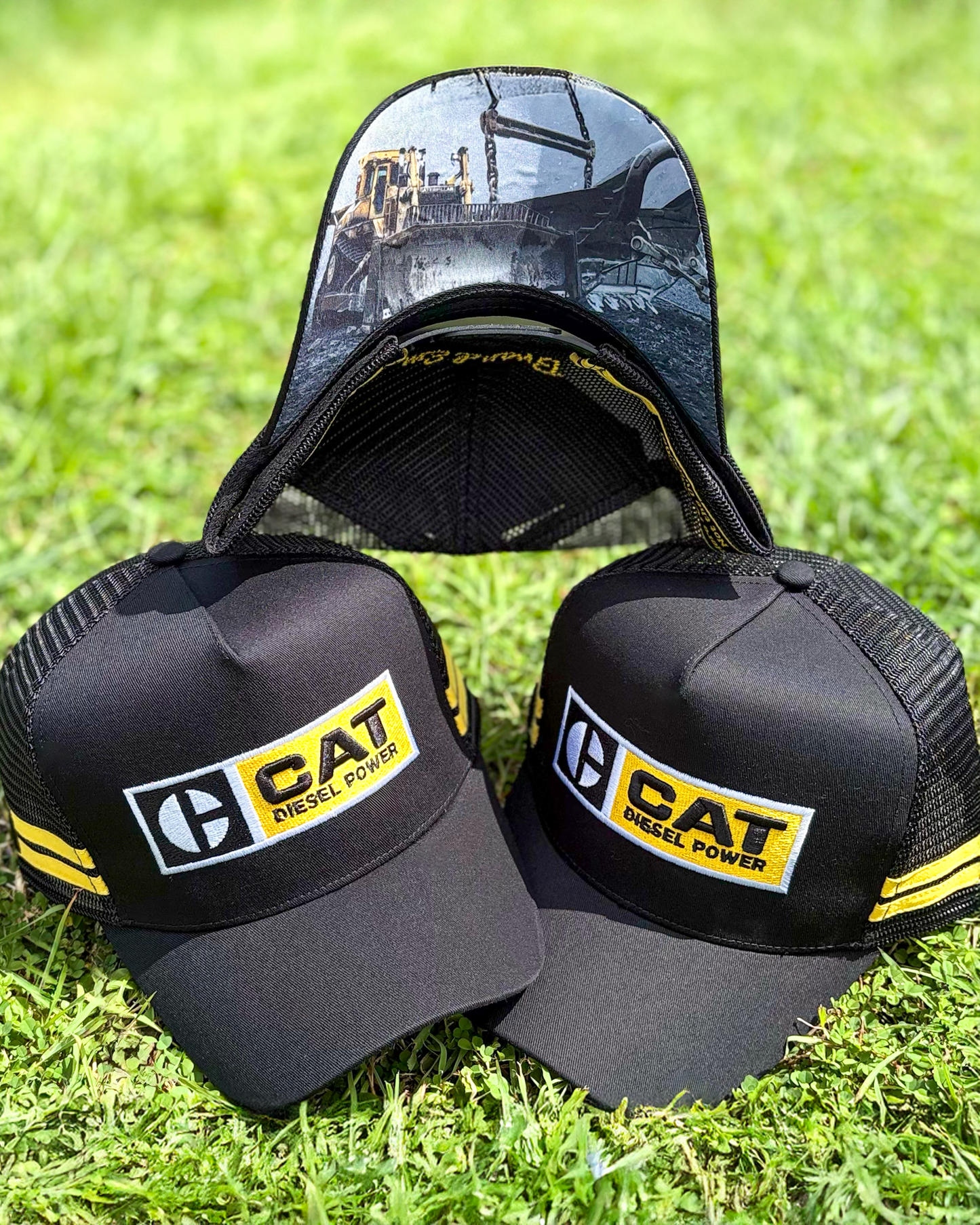 Old School CAT Trucker Hat XL 61