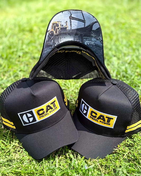 Old School CAT Trucker Hat