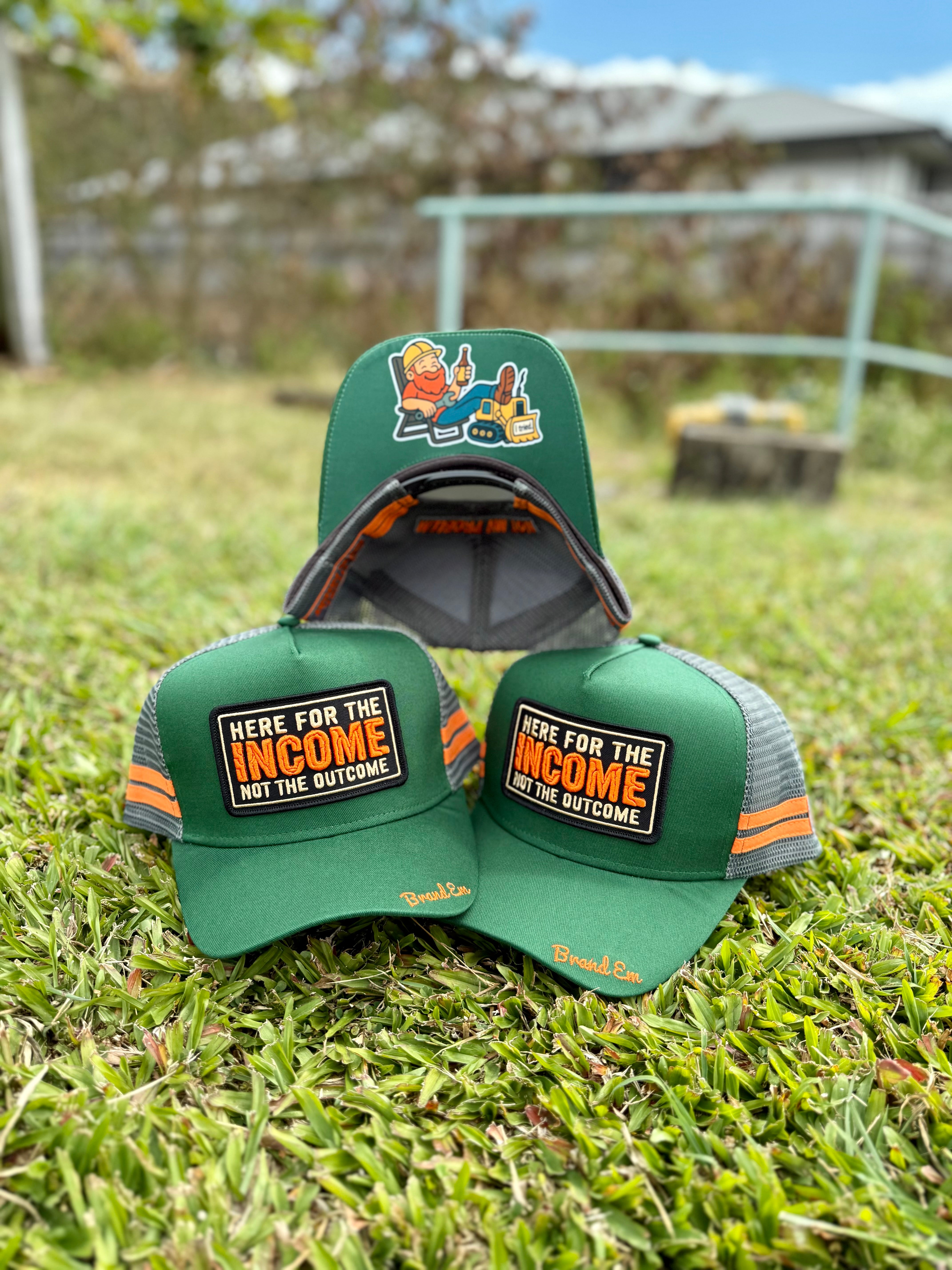 Here For The Income Trucker Hat