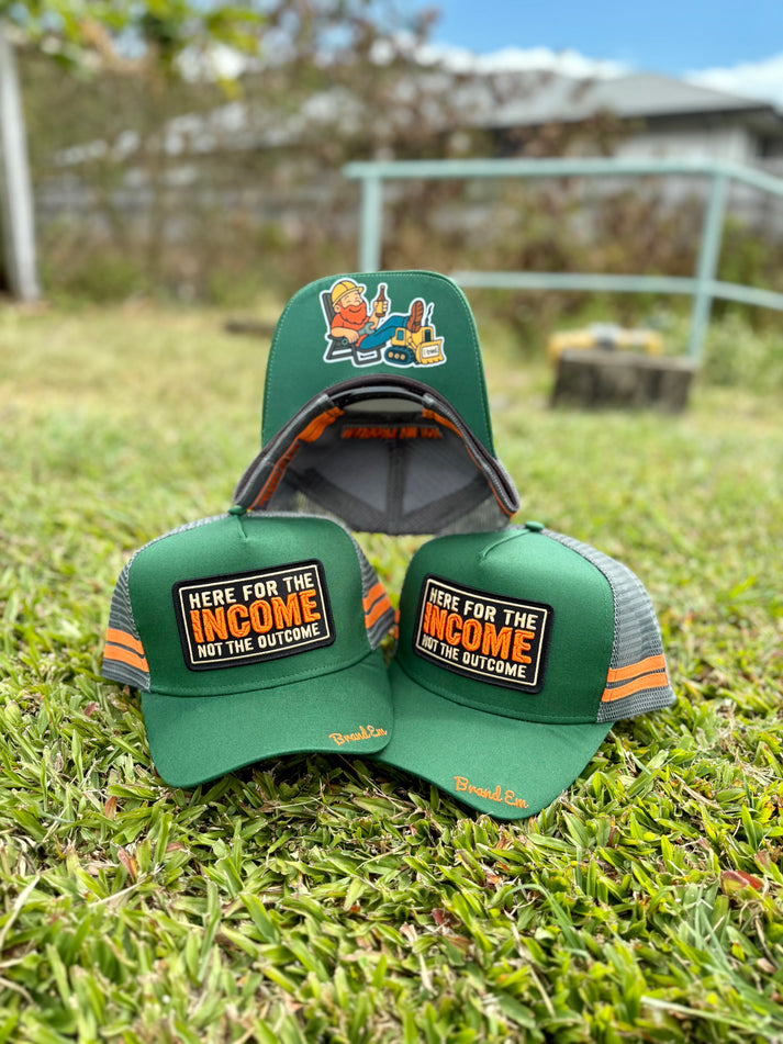 Here For The Income Trucker Hat Size 61 XL – Brand Em