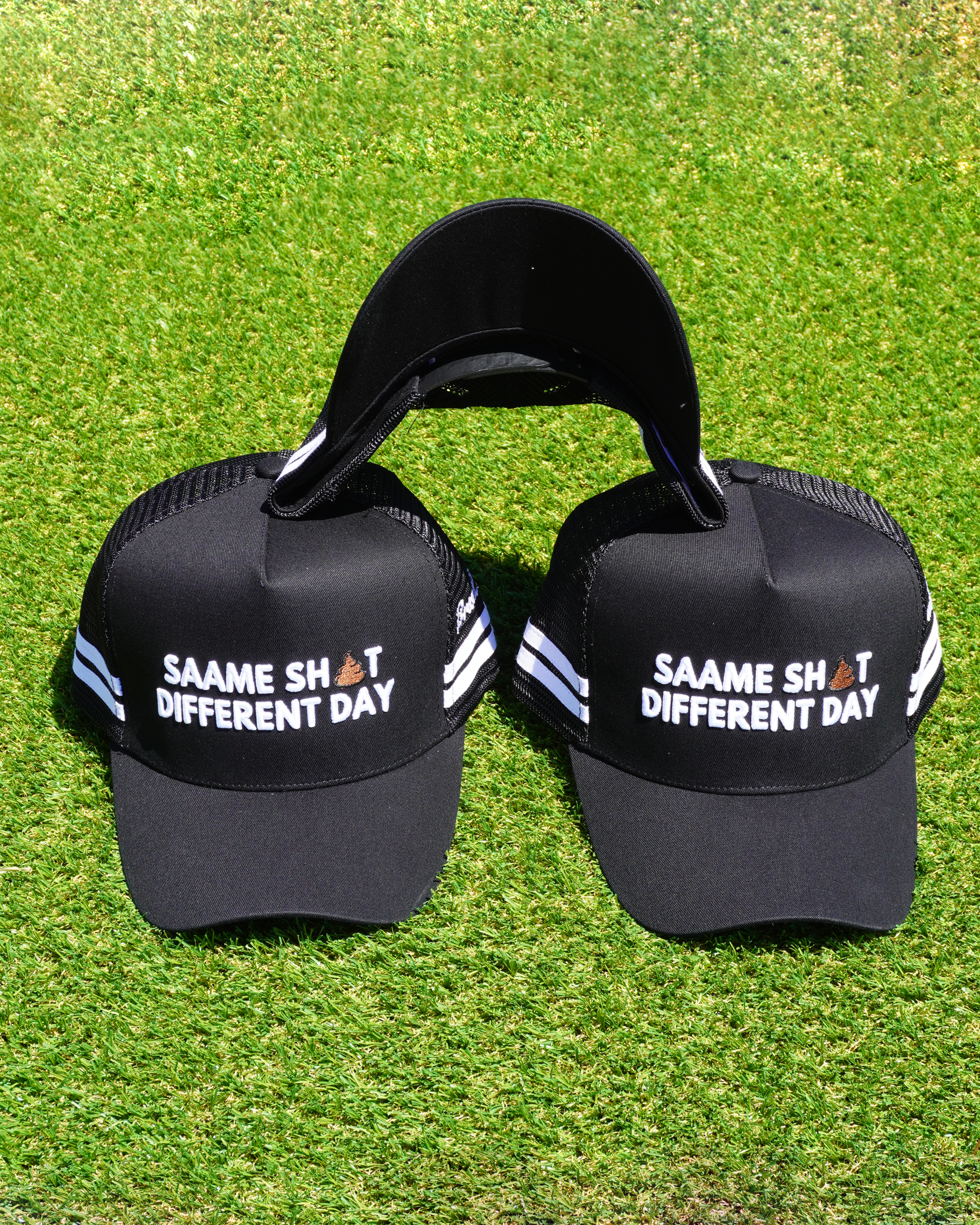 Same Sh*t Different Day Trucker Cap – Brand Em