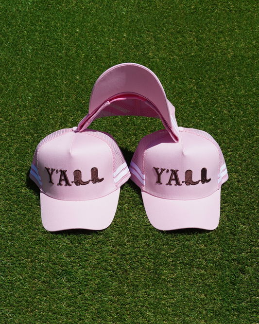 YALL Pink Trucker Hat
