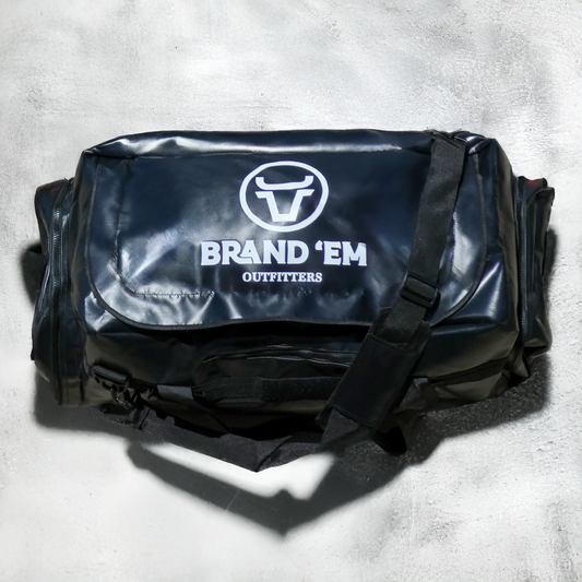 Brand Em Canvas Duffle Bag