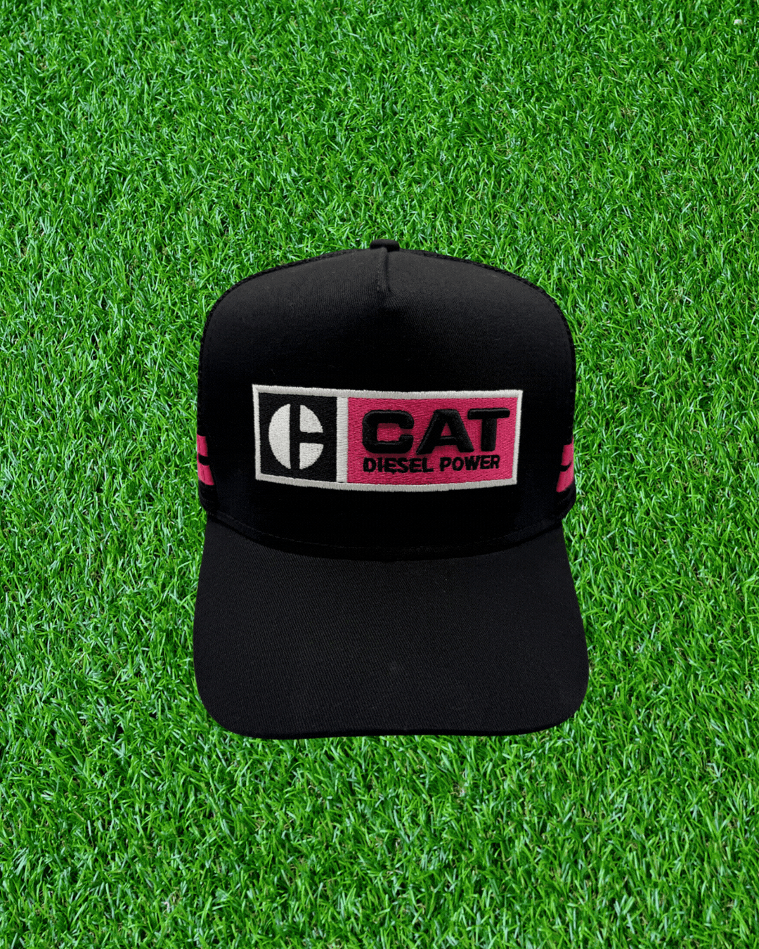 Old School CAT Trucker Cap (PINK)