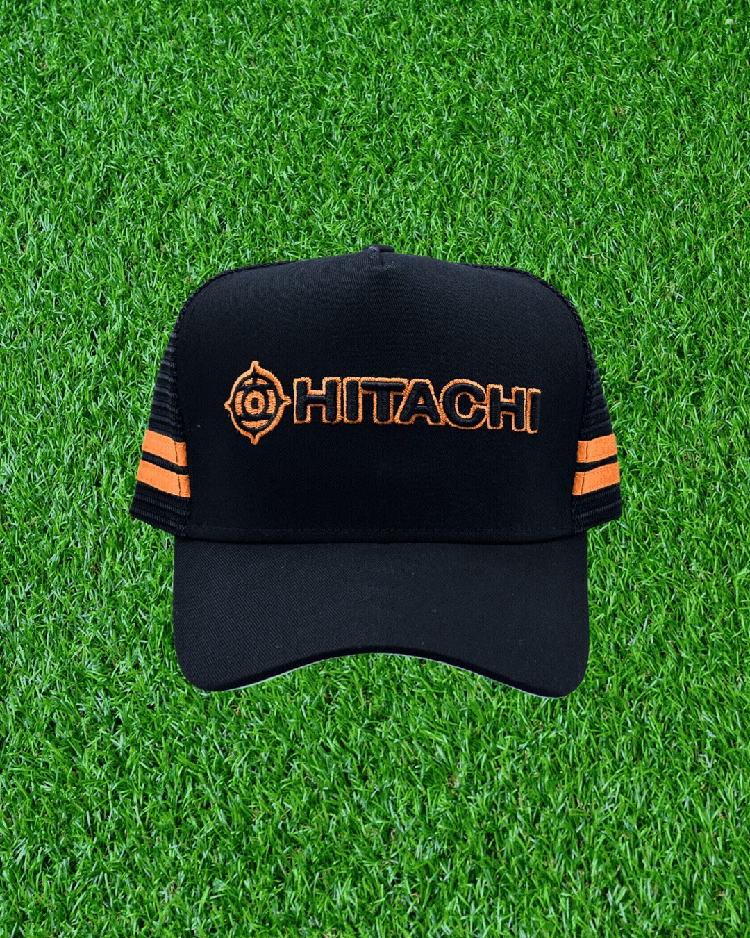 Old School Hitachi Trucker Cap