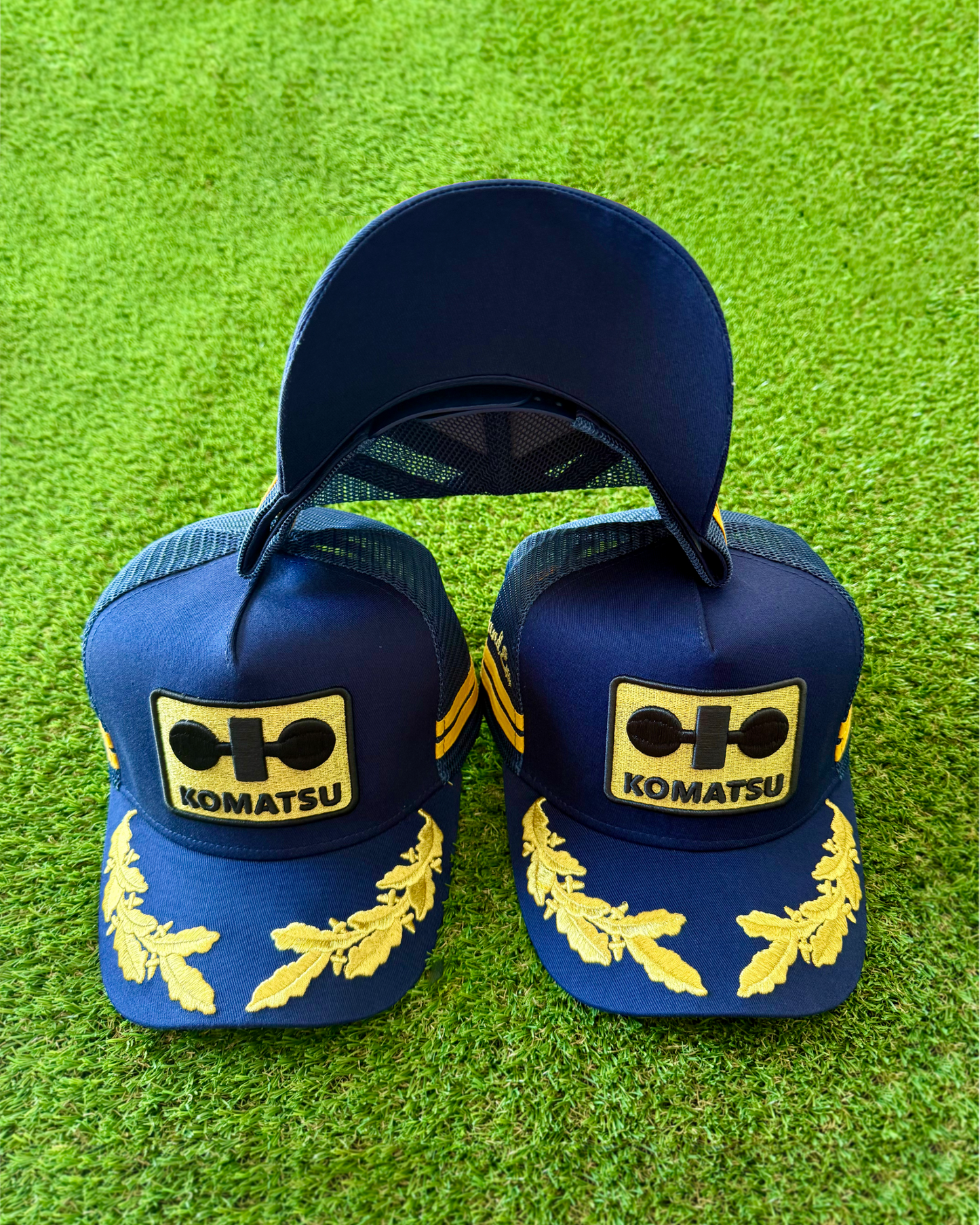 Old School Komatsu Trucker Cap