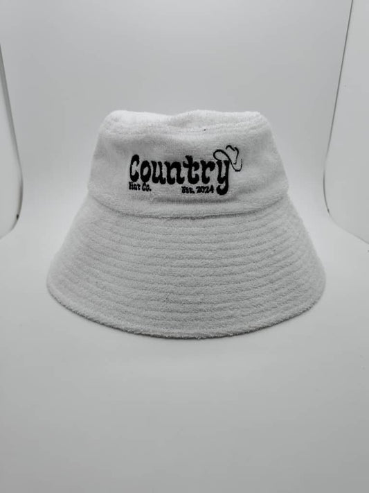 Country Hat Co Bucket Hat (White)