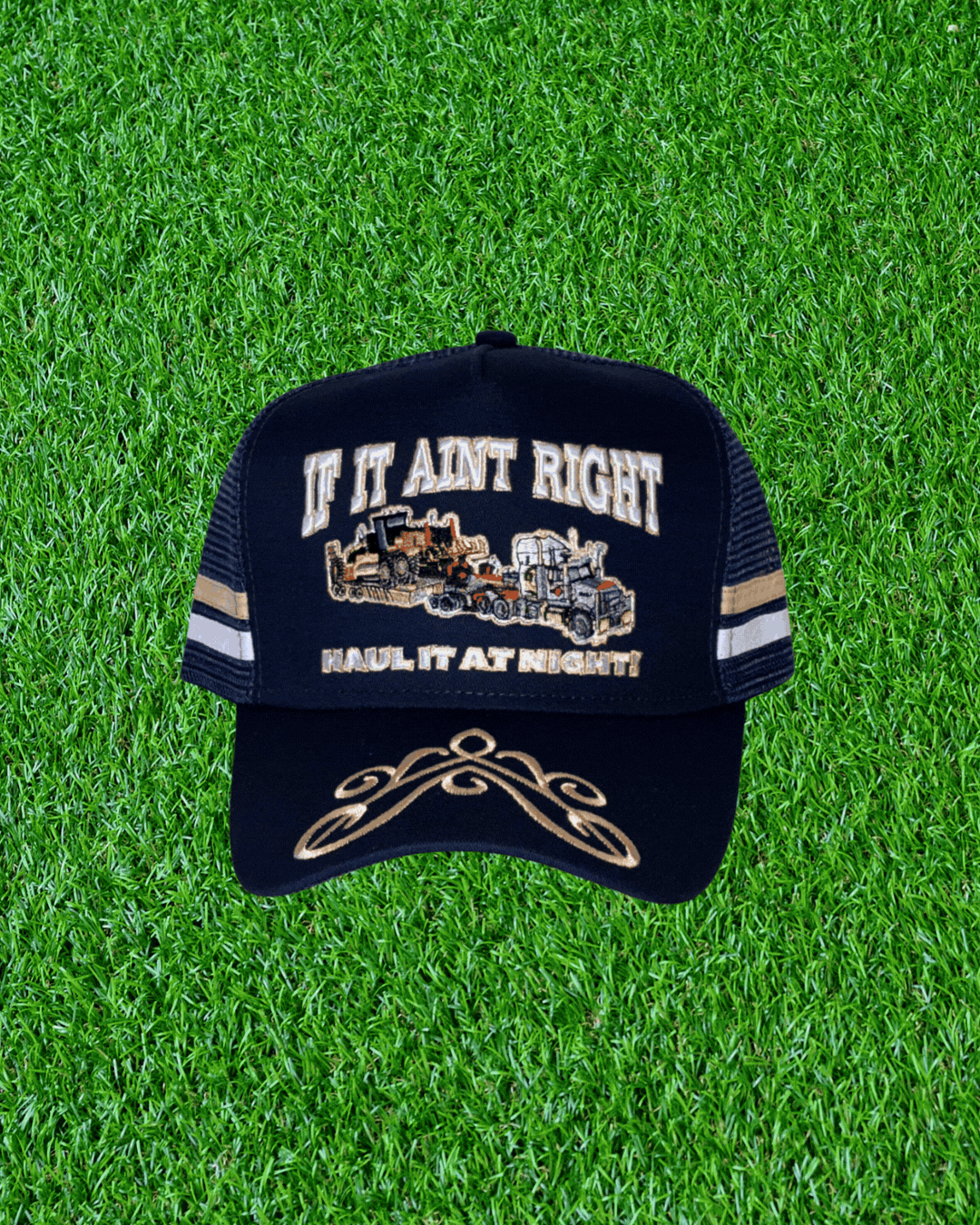 If It Aint Right Trucker Cap NAVY