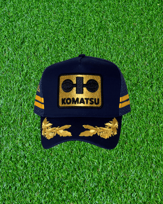 Old School Komatsu Trucker Cap